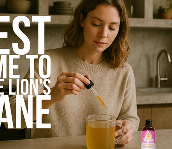 🕒 The Best Time to Take Lion’s Mane (and Why It Matters)