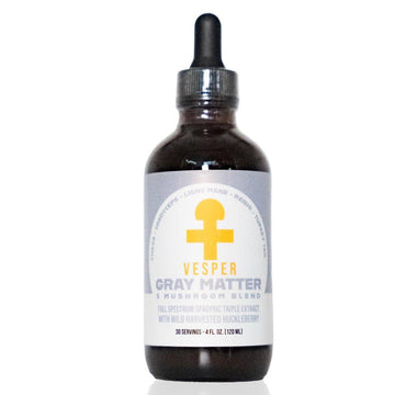 Gray Matter spagyric triple extract by Vesper Mushrooms — the most complete mushroom extraction method