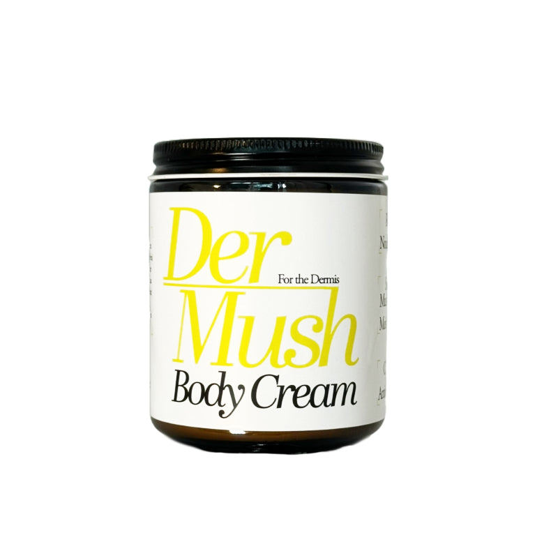 Dermush body cream eight oz tremella, reishi, chaga