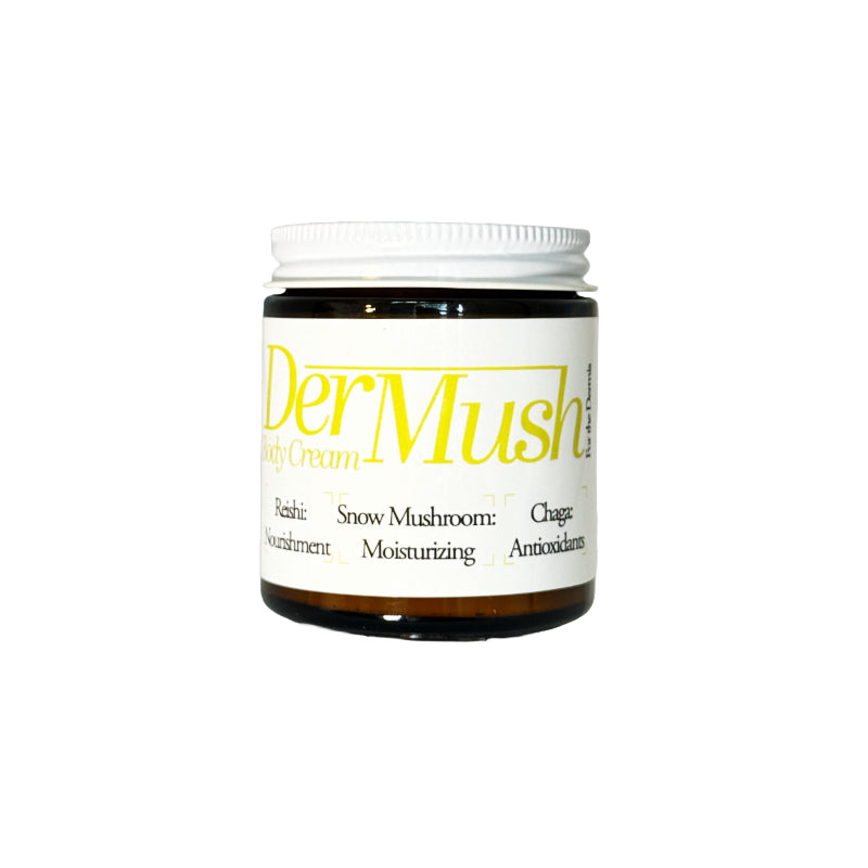 Dermush body cream four oz tremella, reishi, chaga