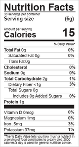 Spour Chai adaptogenic mushroom coffee mix nutrient facts