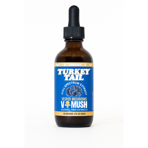 NEW! Turkey Tail - Alcohol-Free - Gut - Liquid Double Extract