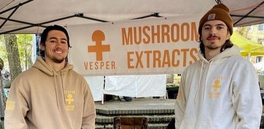 Jake Stout and Hunter Allan, co-founders, vesper mushrooms