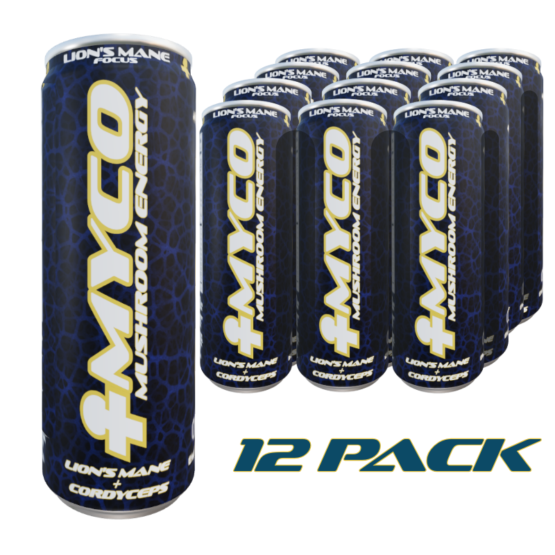 Myco Energy, mushroom energy drink 12 pack