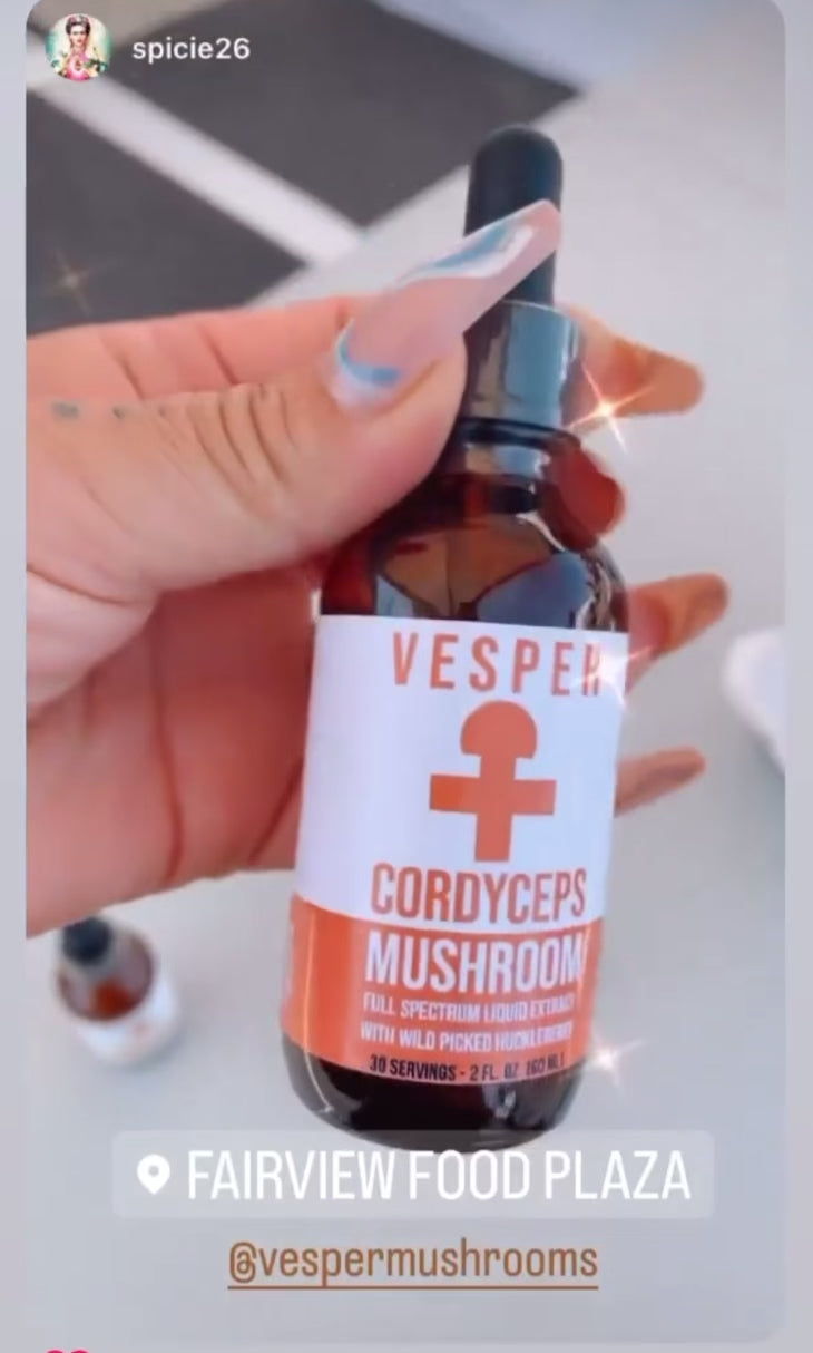 vesper lions mane and cordyceps mushroom video