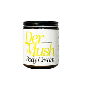 Dermush body cream eight oz tremella, reishi, chaga