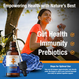 gut-health, prebiotics, mushroom for gut-health mushroom for immune health, turkey tail liquid extract, turkey tail tincture