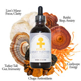 Gray Matter 5 Mushroom Blend - Spagyric  (4oz./120ML) W - VESPER MUSHROOMS