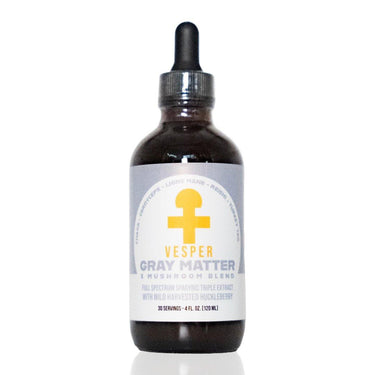 Gray Matter 5 Mushroom Blend - Spagyric (4oz./120ML) - VESPER MUSHROOMSMushroom Extract BlendsVESPER MUSHROOMS