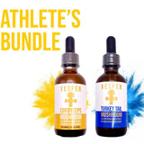 Athlete's Bundle - Turkey Tail and Cordyceps Liquid Double Extract - VESPER MUSHROOMSMushroom Extract BundlesVESPER MUSHROOMS