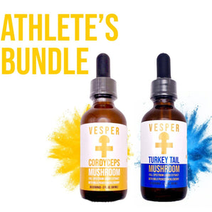Athlete's Bundle - Turkey Tail and Cordyceps Liquid Double Extract - VESPER MUSHROOMSMushroom Extract BundlesVESPER MUSHROOMS