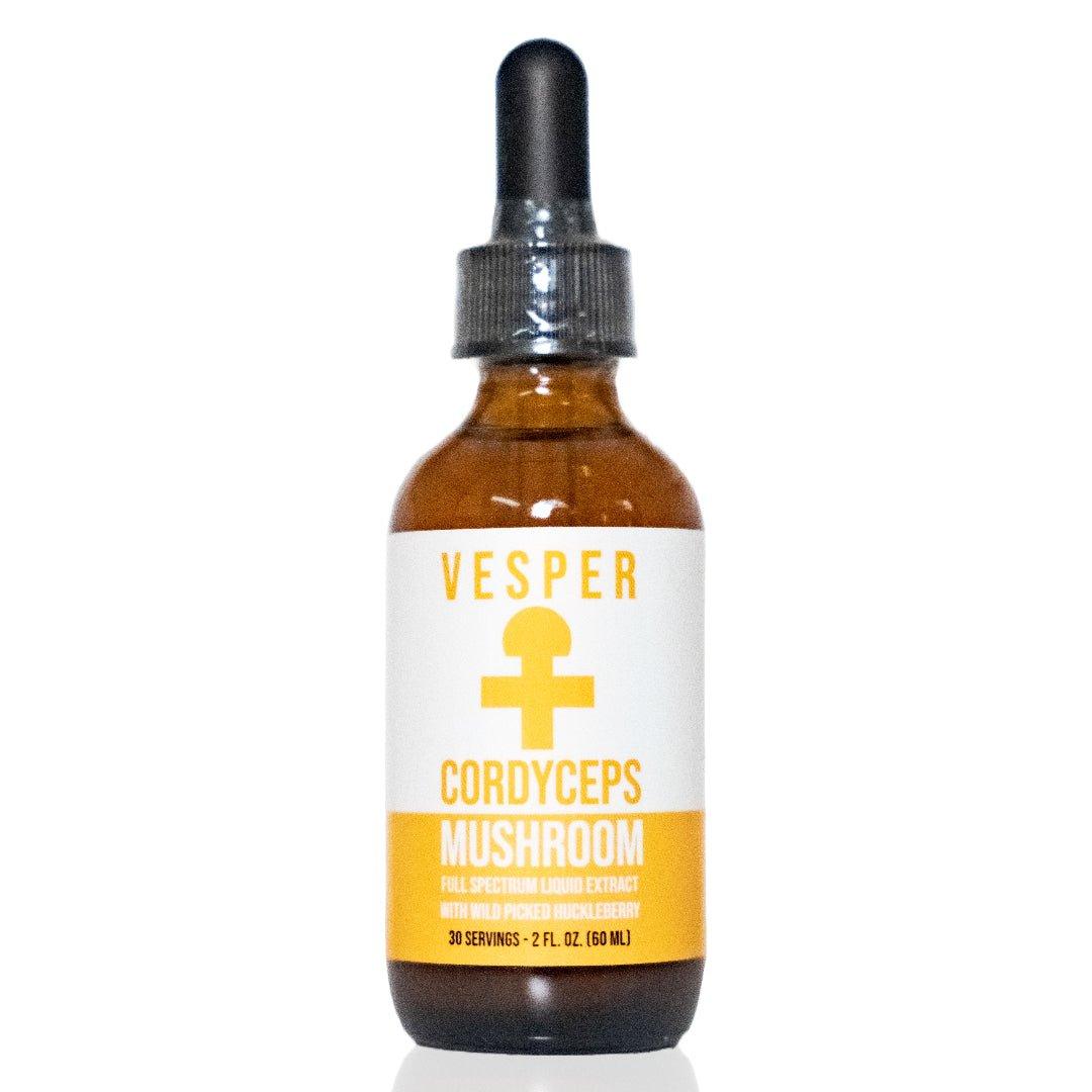 Cordyceps - Energy - Liquid Double Extract with Wild Huckleberries (2oz./60ML) - VESPER MUSHROOMSSingle Mushroom ExtractsVESPER MUSHROOMS
