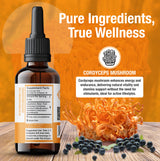 cordyceps extract, best mushroom for energy, mushroom for bloodflow, energy supplement, replace caffeine