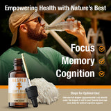 lionsmane mushroom extract, liquid mushrooms, best mushroom for focus, adhd