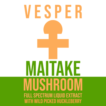 LIMITED EDITION Maitake Liquid Double Extract with Wild Huckleberries (2oz./60ML) - VESPER MUSHROOMSSingle Mushroom ExtractsVESPER MUSHROOMS